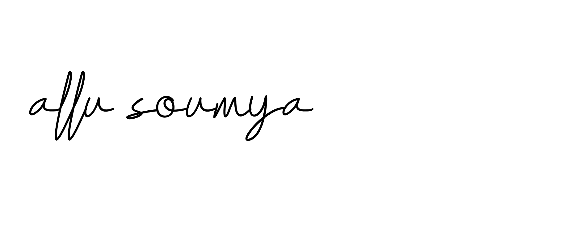 82+ Allu-soumya Name Signature Style Ideas | Great Online Autograph