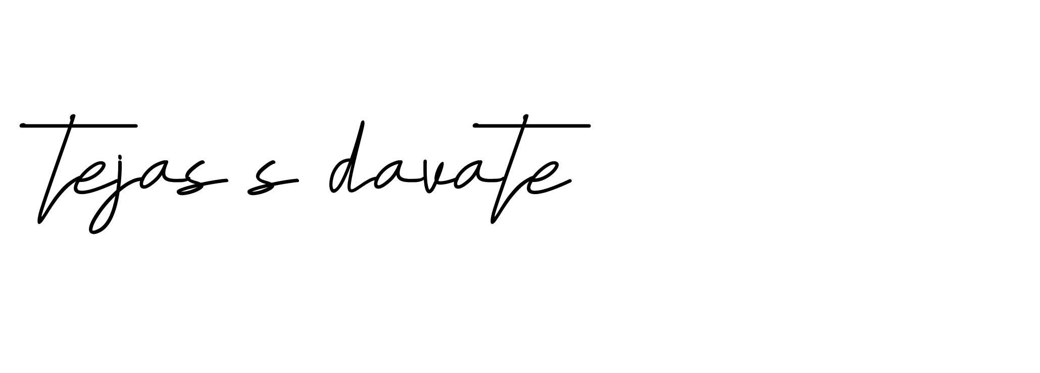 95+ Tejas-s-davate- Name Signature Style Ideas | Special ESignature