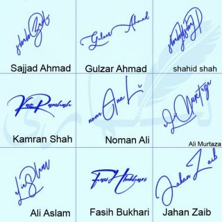 Different Names Signatures 1 - Likhari Signature